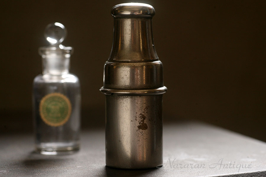 イギリス〉アンティークガラス香水瓶パフュームボトル かわいいケース 