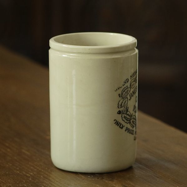 イギリス 1900年代 ダンディ(DUNDEE)のマーマレード ロゴ入り陶器 ...