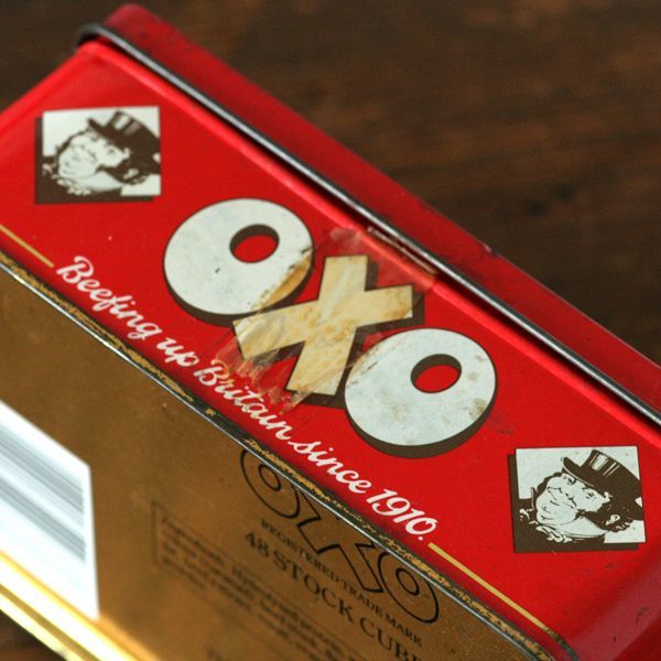 イギリス ヴィンテージ缶 OXO おじさん（オクソ缶）|英国アンティーク