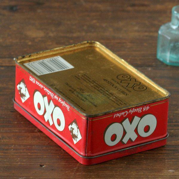 イギリス ヴィンテージ缶 OXO おじさん（オクソ缶）|英国アンティーク