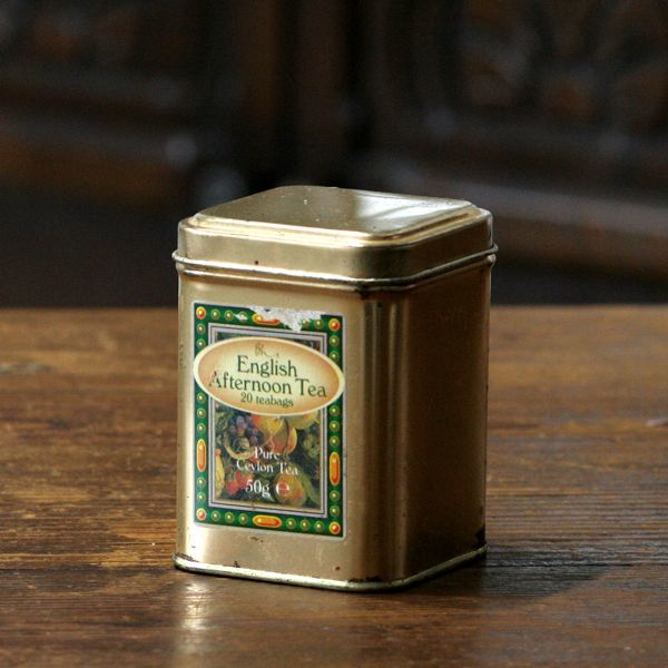 イギリス アンティーク紅茶缶 English Afternoon Tea |英国アンティーク雑貨通販専門店なららん