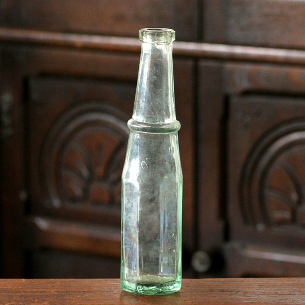直販割引 アンティークボトル 英国製 ３本セット ガラス
